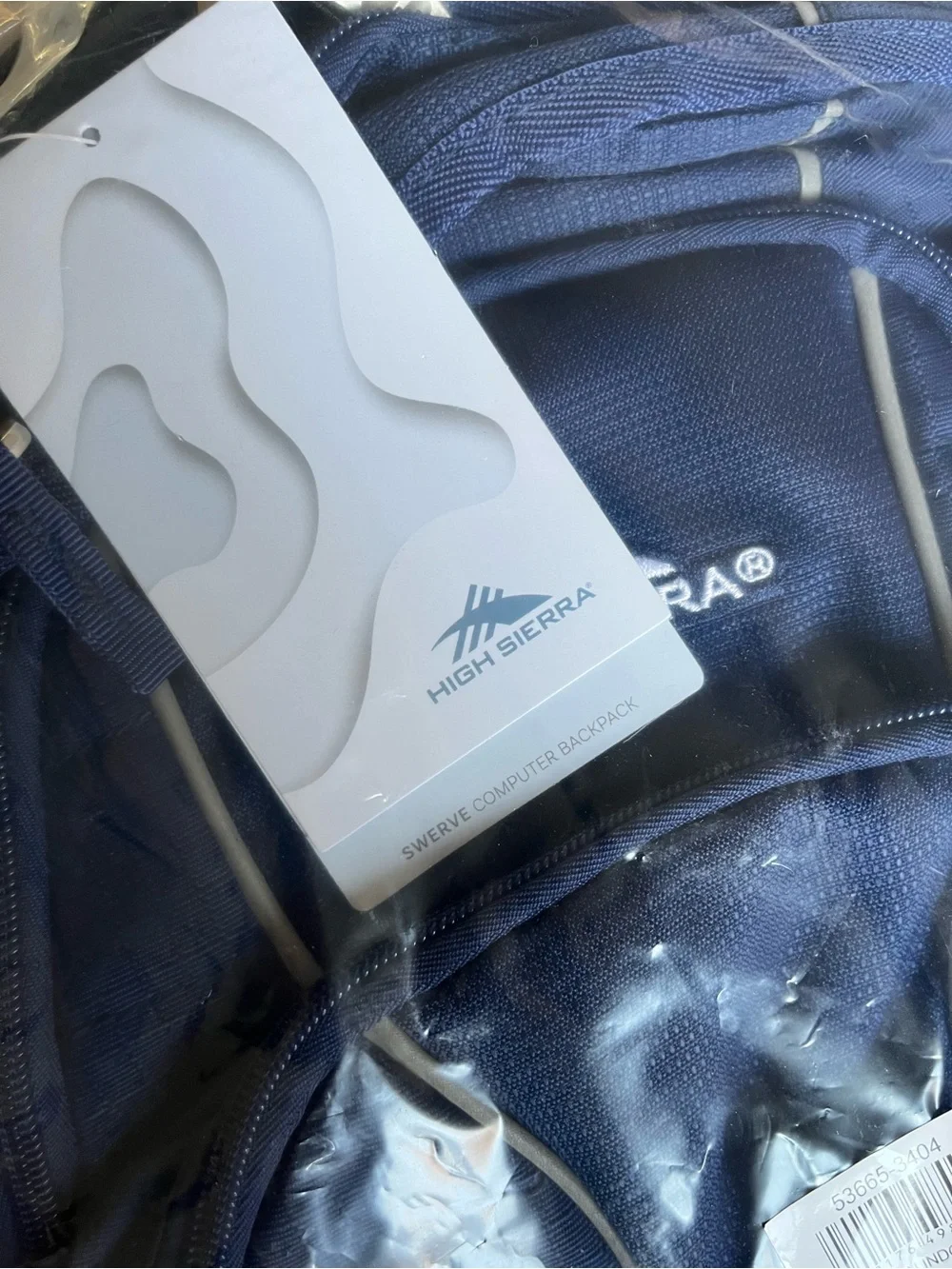 NWT: High Sierra Navy Blue Swerve Computer/Travel Backpack